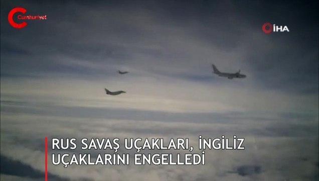 Rus savaş uçakları Karadeniz üzerinde 4 İngiliz uçağını önledi