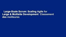 Large-Scale Scrum: Scaling Agile for Large & Multisite Development  Classement des meilleures