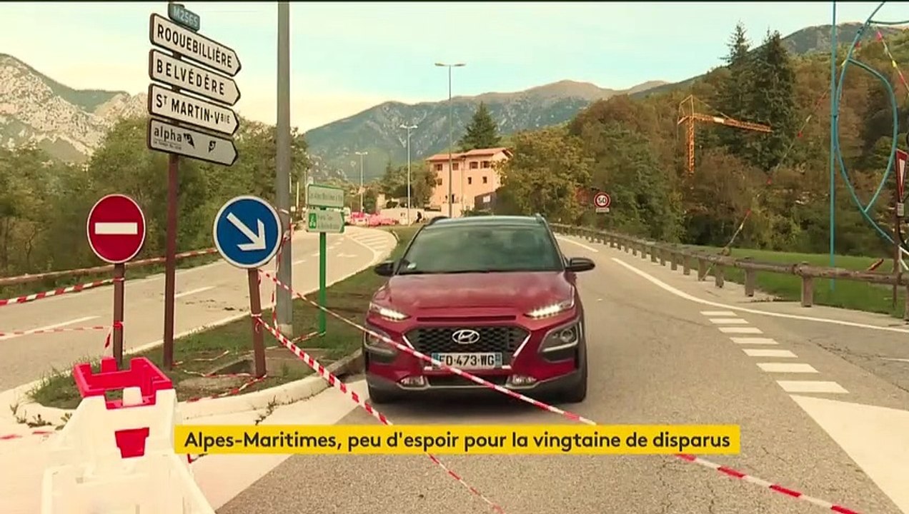 Alpes-Maritimes : 21 personnes toujours portées disparues
