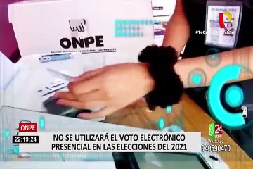 Download Video: ONPE: no se utilizará el voto electrónico presencial en las elecciones del 2021