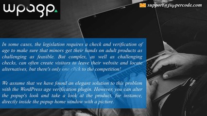 The Advantages of Selecting a Serviced WordPress Age Verification