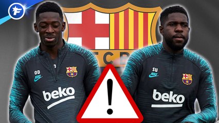 Download Video: Samuel Umtiti et Ousmane Démbélé dans la tourmente au FC Barcelone, le vrai prix astronomique d'une opération transfert pour Jadon Sancho