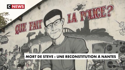 下载视频: Mort de Steve Maia Caniço : une reconstitution à Nantes