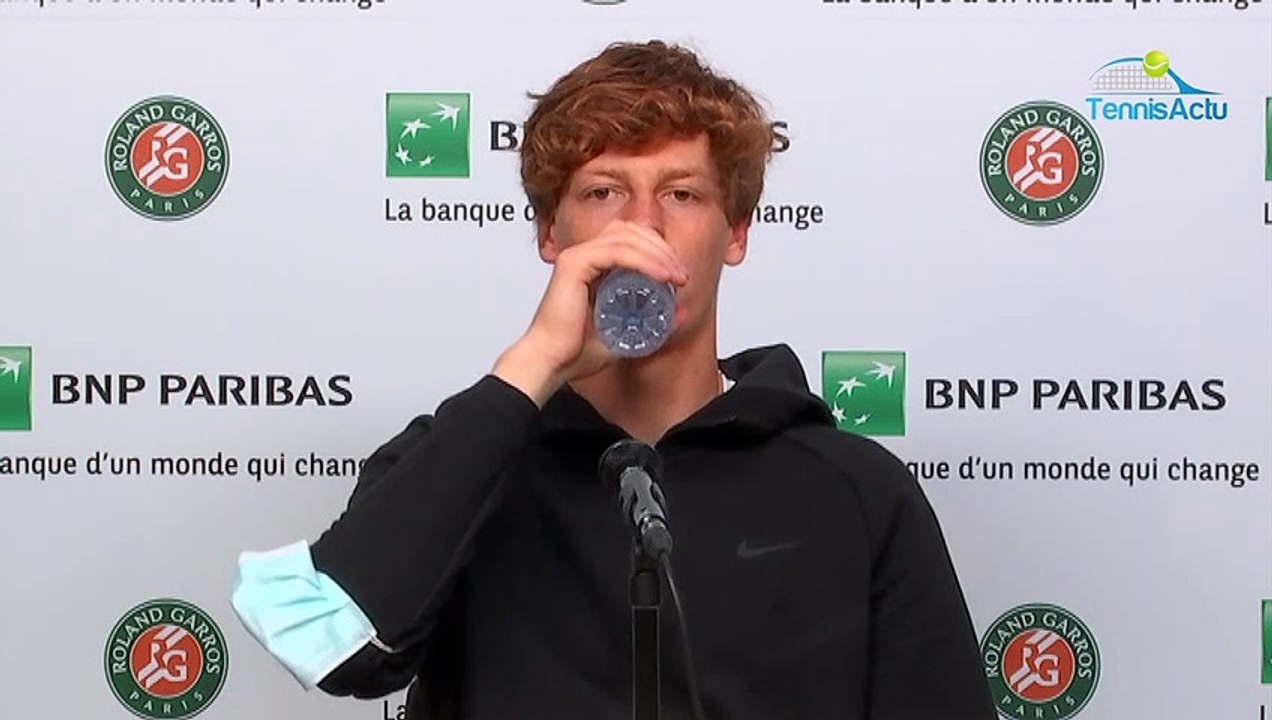 Roland-Garros 2020 - Jannik Sinner : "Je ne suis pas une personne qui me projette dans l'avenir ou qui contemple le passé"