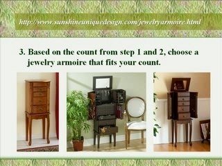 How to Choose a Jewelry Storage Armoire