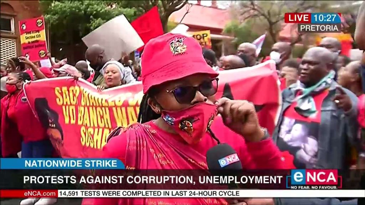 Cosatu protest over salaries