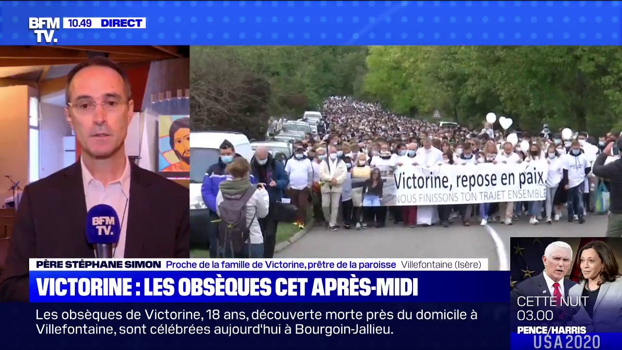 Le père Stéphane Simon pense qu'il y aura "plusieurs milliers de personnes" aux obsèques de Victorine