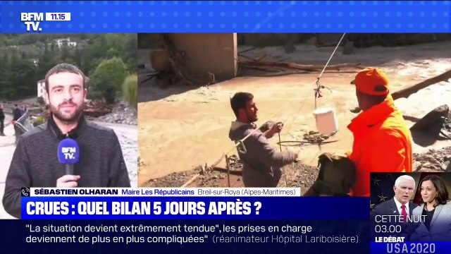 Sébastien Olharan (maire de Breil-sur-Roya): Nous avons besoin de la solidarité nationale pour nous reconstruire