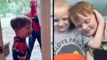 Spider-Man Surprises Little Superhero Amidst Family's Medical Struggles