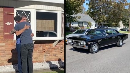 Son Surprises Dad With Classic Car Of His Dreams