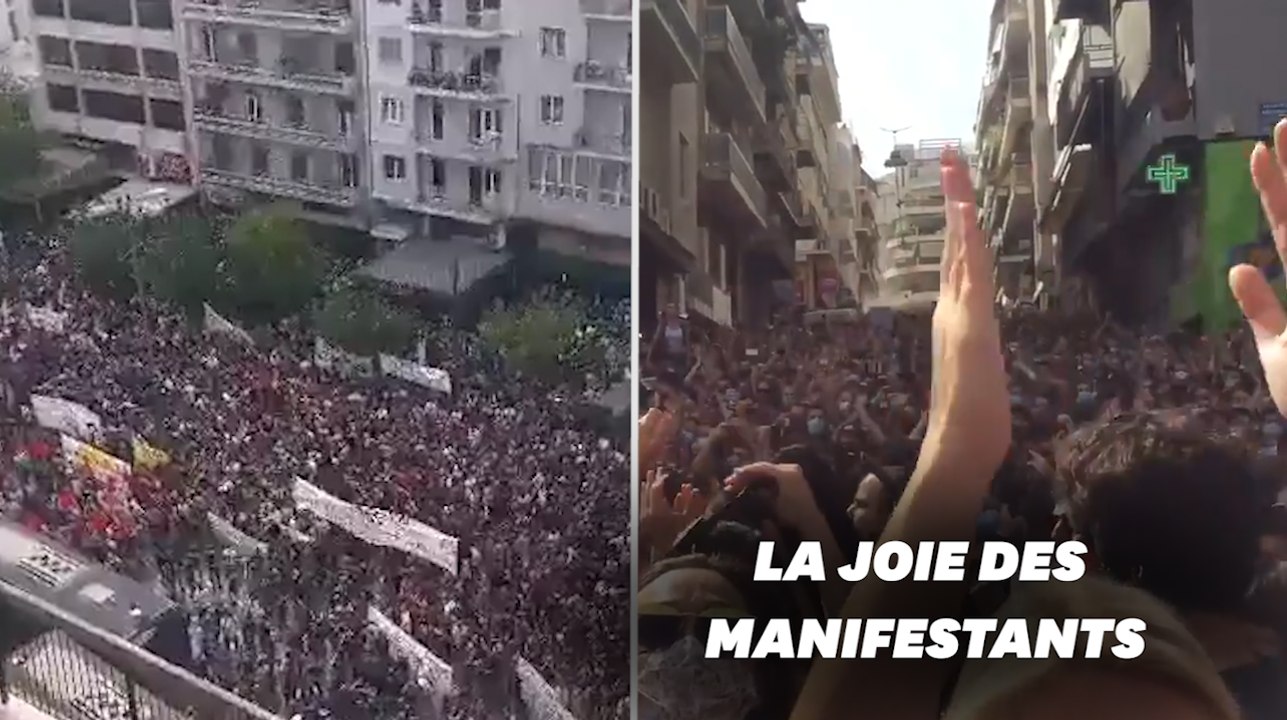 Le parti néonazi Aube dorée reconnu comme '"organisation criminelle", explosion de joie à Athènes