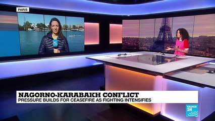 Nagorno-Karabakh conflict: Turkish foreign minister visits Azerbaijan
