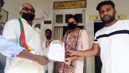 प्रसपा के अनुसूचित जनजाति के राष्ट्रीय सचिव ने हाथरस कांड को लेकर SDM को दिया ज्ञापन