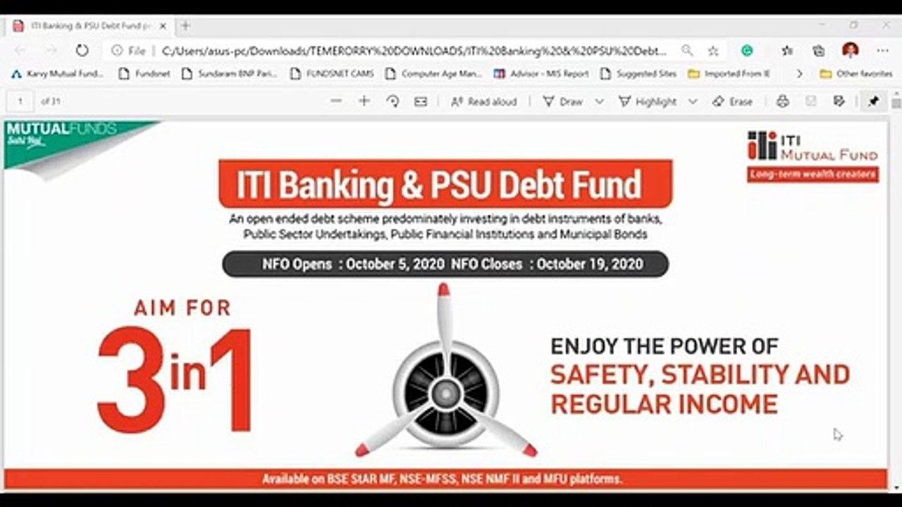 ITI Banking & PSU Debt Fund NFO Detailed Analysis by Imperial Money