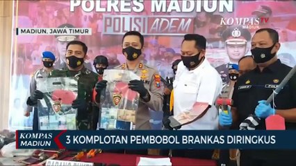 3 Komplotan Pembobol Brankas Diringkus