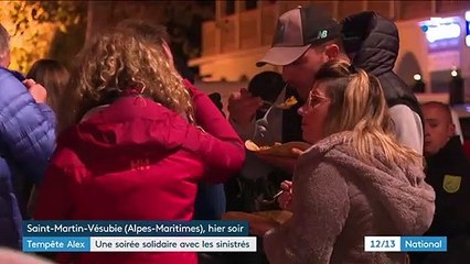 Tempête Alex : une soirée solidaire avec les sinistrés de Saint-Martin-Vésubie dans les Alpes-Maritimes