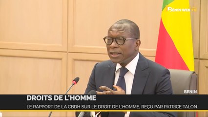 Bénin: le rapport de la CBDH sur le droit de l’homme, reçu par Talon
