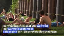 2020 war der wärmste September seit Beginn der Temperaturaufzeichnungen