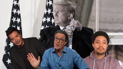 L’attitude de Trump à l'égard du Covid-19 moquée par les talk-shows