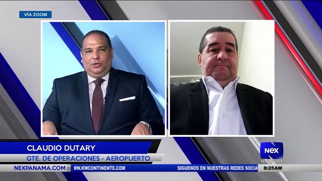 Entrevista a Claudio Dutary, Gerente de operaciones del Aeropuerto de Tocumen - Nex Noticias