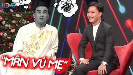 Thích MÂN VÚ MẸ, đòi 'SỜ THỬ 3 VÒNG' bạn gái trên truyền hình, trai bán vải khiến Quyền Linh HÁ HỐC