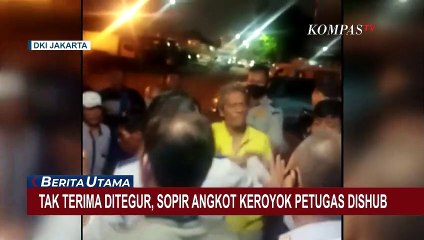 Tidak Terima Ditegur, Sopir Angkot Keroyok Petugas Dishub!