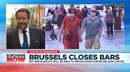 Coronavirus: Brussels orders bars and cafés to close for a month amid COVID-19 surge