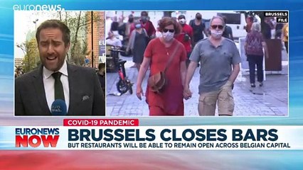 Coronavirus: Brussels orders bars and cafés to close for a month amid COVID-19 surge