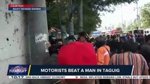 Motorists beat a man in Taguig