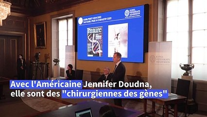 "Ciseaux génétiques": le Nobel de Chimie à deux femmes dont une Française