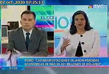 TVC 07 octu Ministra Gobierno