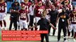 Washington Football Team Head Coach Ron Rivera Surprised with 'Coach's Corner' Cutouts