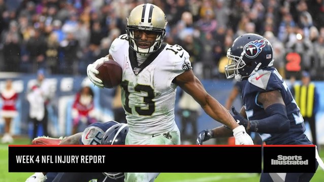 Week 4 Fantasy Football Injury Report: Michael Thomas, Julio Jones and Davante Adams