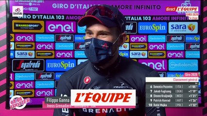 Ganna : «Pas facile de grimper» - Cyclisme - Giro 2020 - 5e étape