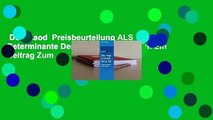 Downlaod  Preisbeurteilung ALS Determinante Der Verkehrsmittelwahl: Ein Beitrag Zum