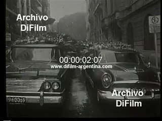 Pedro Eugenio Aramburu - Funeral march to the cemetery 1970