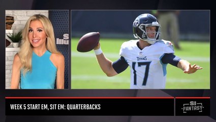 Ryan Tannehill and Justin Herbert Top List of Michael Fabiano’s List of Quarterbacks to Start in Week 5