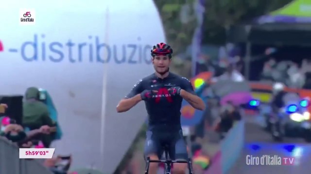 Cycling - Filippo Ganna rider wins his second stage at this year's Giro d'Italia