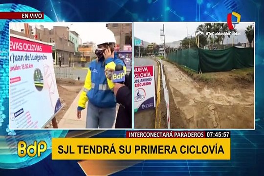 ¡Buenas noticias! SJL inició trabajos para su primera ciclovía