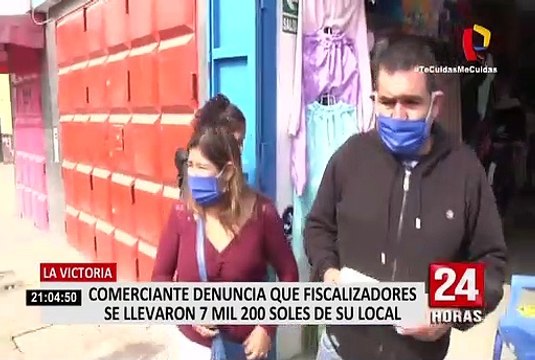 La Victoria: Comerciante formal denuncia que fiscalizadores se llevaron 7 200 soles durante operativo
