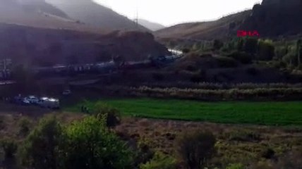 Yozgat'ta iki yük treni çarpıştı