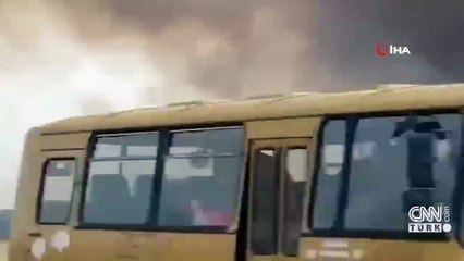Son Dakika: Rusya'da mühimmat deposunda patlama! Çevredekiler tahliye edildi | Video