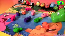 Play Doh Hipopótamo Faminto Come Carrinhos Disney - Hungry Hungry Hippos Eats Cars Micro Drifters