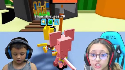 FGTeeV ROBLOX KITTY meets MINECRAFT SPONGEBOB! FGTeeV Escapes Chapter 5
