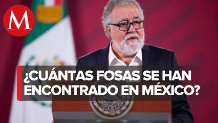 En sexenio de AMLO, se han localizado mil 275 fosas y exhumado mil 957 cuerpos