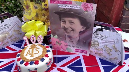 Covid safe 100th Birthday Party For Brummie War Hero