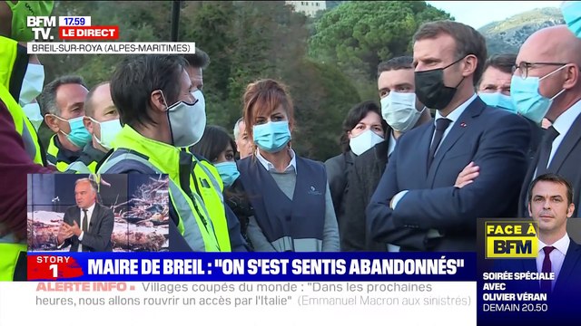 Story 2 : Emmanuel Macron au chevet des sinistrés du Sud-Est – 07/10