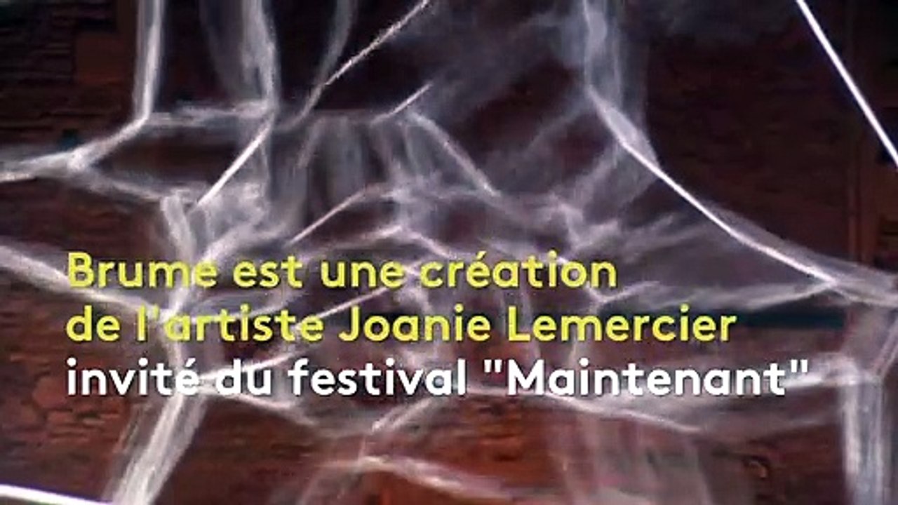 "Brume", les hypnotisantes projections sur l'eau de l'artiste Joanie Lemercier à Rennes