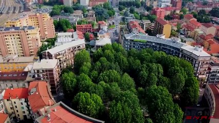 Milan, Italy  -2020.by drone