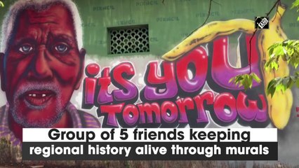 Group of 5 friends keeping regional history alive through murals in Mangaluru